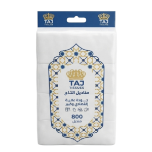مناديل التاج الكبيرة 800 منديل